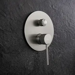 Душова система прихованого монтажу Rea Lungo Stripe із системою BOX nickel brushed REA-P9493 - мініатюра 4