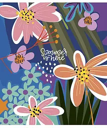 Зошит загальний Школярик Genius Summer is Here у лінію 80 аркушів 5 шт. (080-3225L) - мініатюра 4