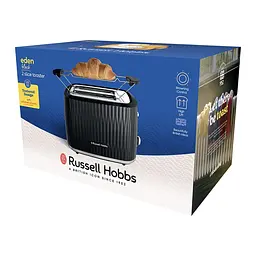 Тостер Russell Hobbs Eden 800 Вт пластик підігрів розморожування чорний - мініатюра 6