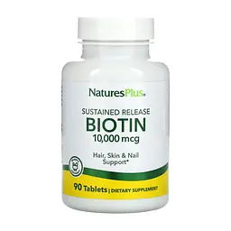 Біотин тривалого вивільнення Biotin 10000 мкг - 90 таблеток