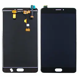 Дисплей для Meizu M3 Max з чорним тачскрином