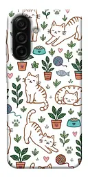 TPU чохол Demsky Cats pattern для Samsung Galaxy A17 5G/4G