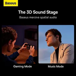 Бездротові навушники Baseus Bowie WM03 чорні - мініатюра 9