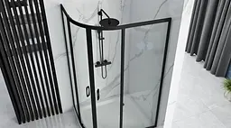 Душова кабіна Rea Look black 80x100 REA-K7900, Чорний матовий, Універсальна - мініатюра 5