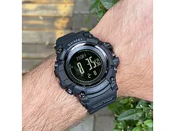 Чоловічий наручний годинник 1358 Black Smart Watch Compass Skmei acs0030791 - мініатюра 3