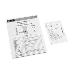 Замок біометричний автономний Trinix TRL-5406BTF Silver L/R з Bluetooth, зчитувачем відбитків пальців і карт Mifare (65-00089) - мініатюра 19