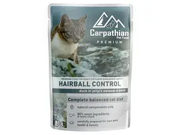 Вологий корм для кішок Carpathian Pet Food з качкою в желе 80 г (4820111141371)