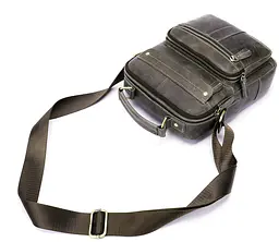 Сумка чоловіча вертикальна шкіряна Vintage 27х21х6 см sum0028947 - мініатюра 7
