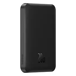 Зовнішній акумулятор Baseus Magnetic Mini Wireless Fast Charge Power Bank 5000mAh 20W Cluster Black（With Simple Series Charging Cable Type-C to Type-C (P10022107113-00) - мініатюра 4