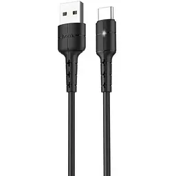 Кабель провід для заряджання смартфона/телефона Hoco X30 Type-C 1.2 м чорний