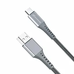 Дата кабель USB 2.0 AM to Type-C 1.2m Grey Grand-X (FC-12G) - мініатюра 3