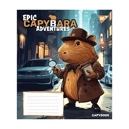 Зошит Yes Epic Capybara А5 12 аркушів лінія (767792), в асортименті - мініатюра 2