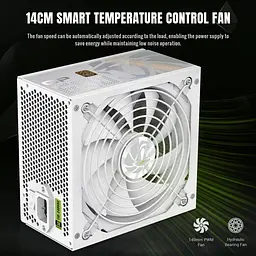 Блок живлення GameMax GP 650B 650W 80+ Bronze White (GP 650B WH) - мініатюра 7