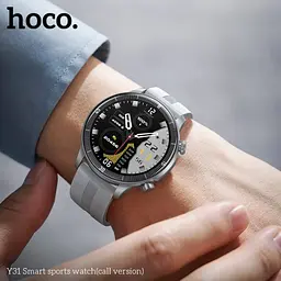 Смарт-годинник HOCO Y31 Smart sports watch(call version) сріблястий - мініатюра 2