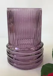 Ваза 10,5x10,5x14,5 "Плей" (скло у напиленні)