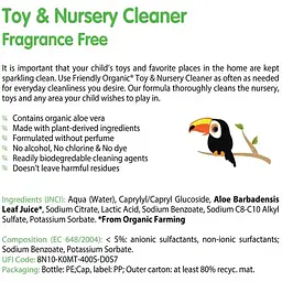 Органічний очищаючий засіб для дитячої кімнати та іграшок Friendly Organic 100 мл - мініатюра 2