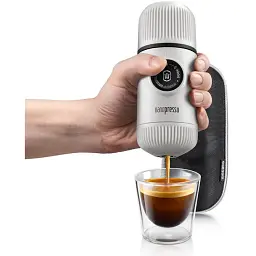 Портативна еспресо-кавоварка Wacaco Nanopresso з чохлом White - мініатюра 2