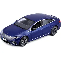 Масштабна модель автомобіля Maisto Mercedes-Benz Eqs 2022 1:24 синій металік (32902 met. blue) - мініатюра 6