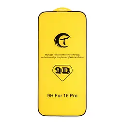 Захисне скло Tempered 5D iPhone 16 Pro/17/18 Black
