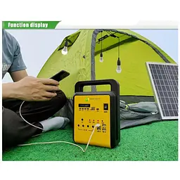 Портативна батарея Powerbank Solar Voltronic Boxin FD021 7000mAh + сонячна панель - мініатюра 5