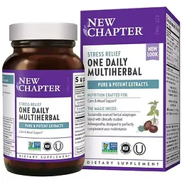 Трави для нервової системи New Chapter Multiherbal Stress 30 капсул - мініатюра 2
