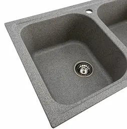 Кухонна мийка Platinum 7950 EQUATORIA матовий Сірий (SP000035795) - мініатюра 3