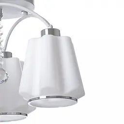 Люстра стельова Brille класична E27 60W WH (BL-426C/3) - мініатюра 2