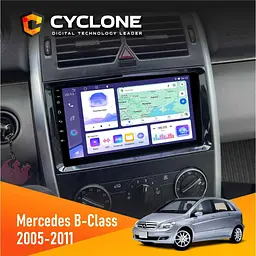 Штатна магнітола Mercedes-Benz B-Class (W245) 2005-2011 Cyclone C9-011 4x64, DSP Cyclone (НФ-00007332)