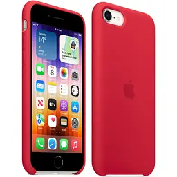 Оригінальний чохол Apple Silicone Case Red для iPhone SE 2/ iPhone 8/ iPhone SE 2022 MN6H3ZM/A - мініатюра 3
