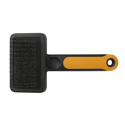 Щітка-пуходерка для грумінгу собак і котів Fiskars Slicker Brush 9 см (2009138)