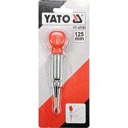 Кернер пружинний автоматичний по металу YATO l=125 мм (YT-47161) - мініатюра 2