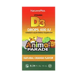 Вітамін D3 Nature's Plus 400 IU (Animal Parade) - 10 мл