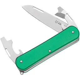 Ніж багатофункціональний Fox Vulpis Aluminium OD Green. 3 інструменти