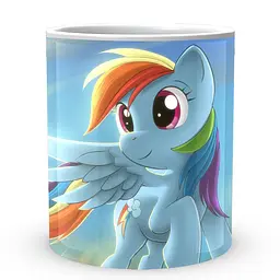 Кухоль GeekLand My little pony Мій маленький поні Веселка Деш MLP 02 330 мл білий - мініатюра 2