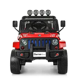Дитячий електричний джип Bambi Racer 12V одномісний до 30 кг Червоний (DE-169-E-41) - мініатюра 8