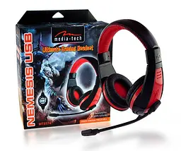 Гарнітура Media-Tech Nemesis USB Black-Red - мініатюра 6