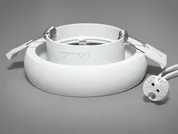Світильник врізний круглий Diasha PR-11-WH G5.3 MR16, 40W, білий, алюміній, для ванної, коридору, вітальні, спальні, кухні - мініатюра 3