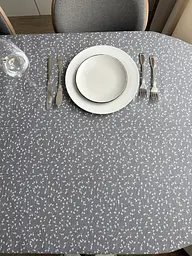 Скатертина столова Ecotton DUCK 150х170 см водовідштовхувальна сірий (V 11/ Grey) (25034) - мініатюра 7