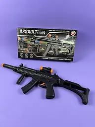 Автомат іграшковий MP5 зі світлом та звуком JL666-14, на батарейках, 2 варіанти прикладу, для хлопчиків від 5 років