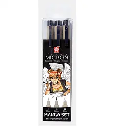 Набір лінерів Sakura PIGMA MICRON MANGA 3 шт. - мініатюра 3