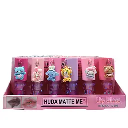 Набір блисків-тінтів для губ Huda Matte Me X-695, 6 шт.