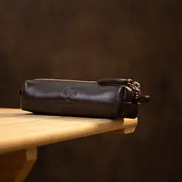 Шкіряна ключниця GRANDE PELLE 5х14х3,5 см acs0018671 - мініатюра 5