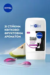 Антиперспірант Nivea Black & White Invisible Authentic 72h Active Protection Anti-Perspirant 50 мл - мініатюра 7