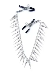 Затискачі для сосків Exclusive Nipple Clamps No.10 сріблясті - мініатюра 2
