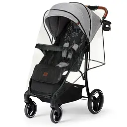 Прогулянкова коляска Kinderkraft Cruiser LX Grey - мініатюра 7