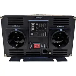 Автомобільний інвертор Pulsepad PSW-2500 12V 2500W Pure Sine Wave [111705] - мініатюра 2