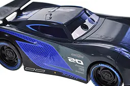 Іграшкова машинка гоночна з мультфільму Cars Jackson Storm світлозвукові ефекти 17616-42DD в коробці р.19х10х6см - мініатюра 3