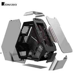Корпус для ПК JONSBO Корпус JONSBO TR03-G Silver (TR03-G Silver) - мініатюра 8