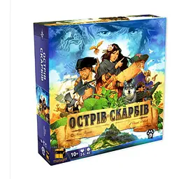 Настільна гра Woodcat Острів Скарбів (Treasure Island) (укр.) (ВР_ОС)
