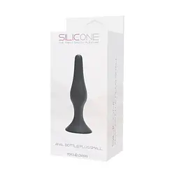Анальна пробка Toyz4lovers Bottle Plug S, 10 см (чорний) - мініатюра 2
